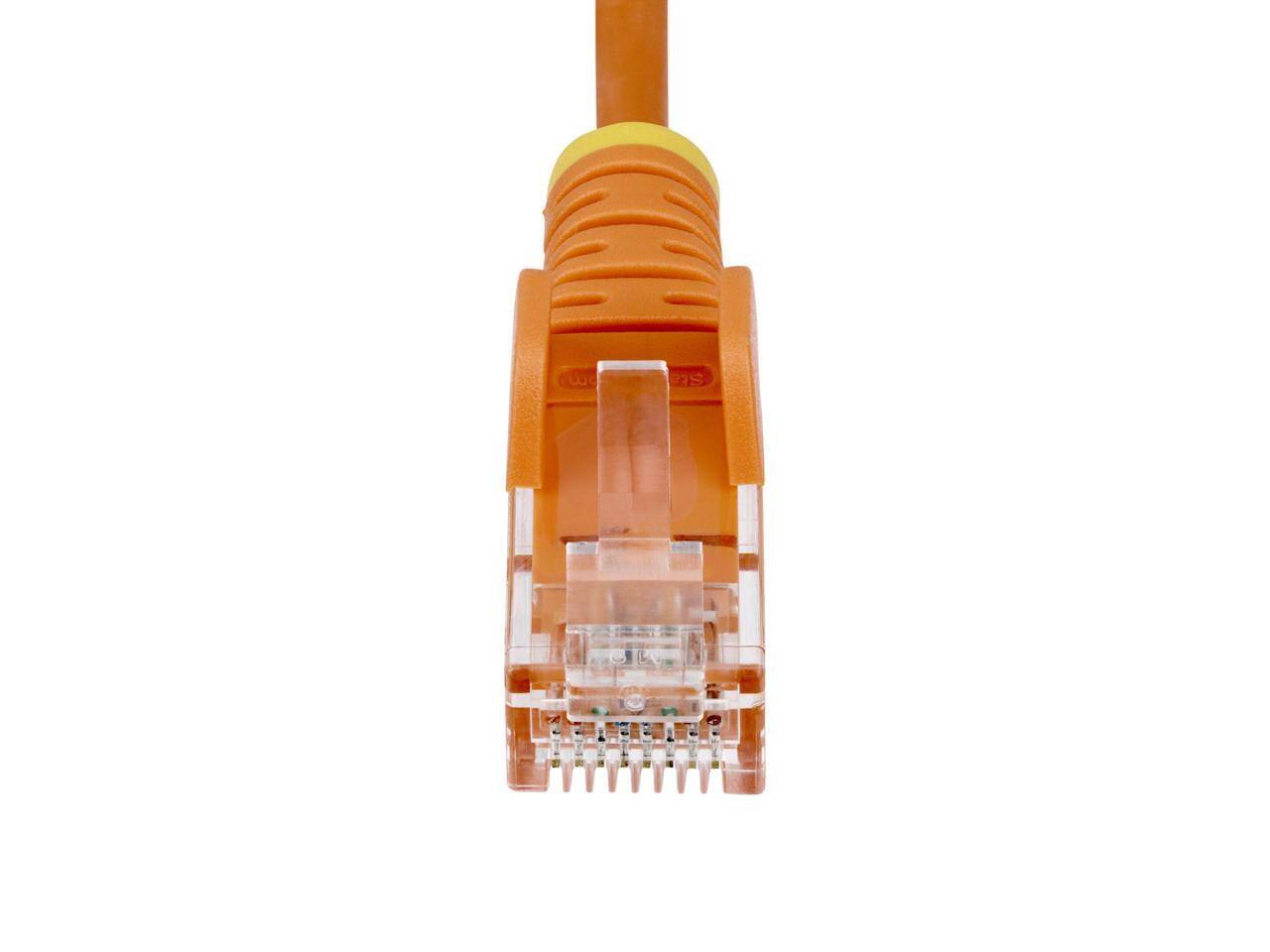 Alt View 3. StarTech.com - StarTech 20ft Orange Slim CAT6 Ethernet Cable N6PAT20ORS.
