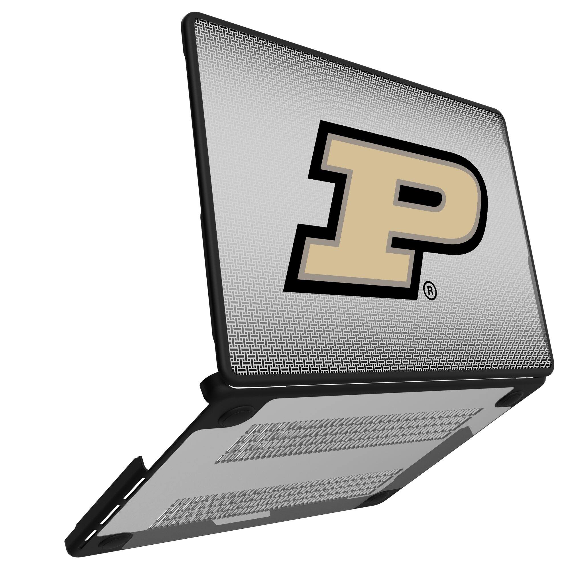 Alt View 1. Keyscaper - Purdue Boilermakers Linen MacBook Case - Pro 13 in - Multicolor.