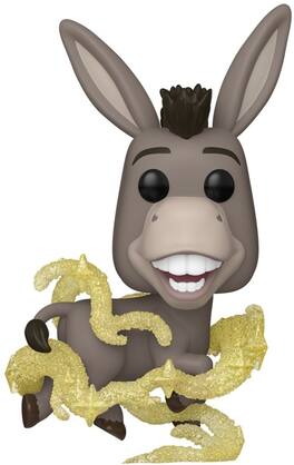 Funko - POP! Movies: Shrek - Donkey, DreamWorks 30th Anniversary (Glitter) - Collectibles - Multicolor