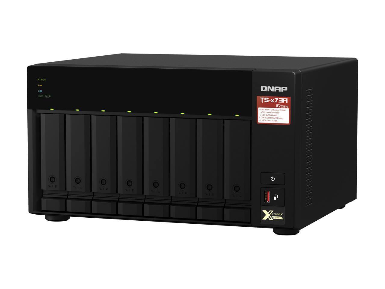 QNAP TS 873A 8G US 8 Bay Ryzen Desktop NAS (Diskless) - Best Buy