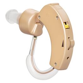 MEDca - BTE Behind the Ear Sound Amplifier - Hearing Aids for Seniors - Beige