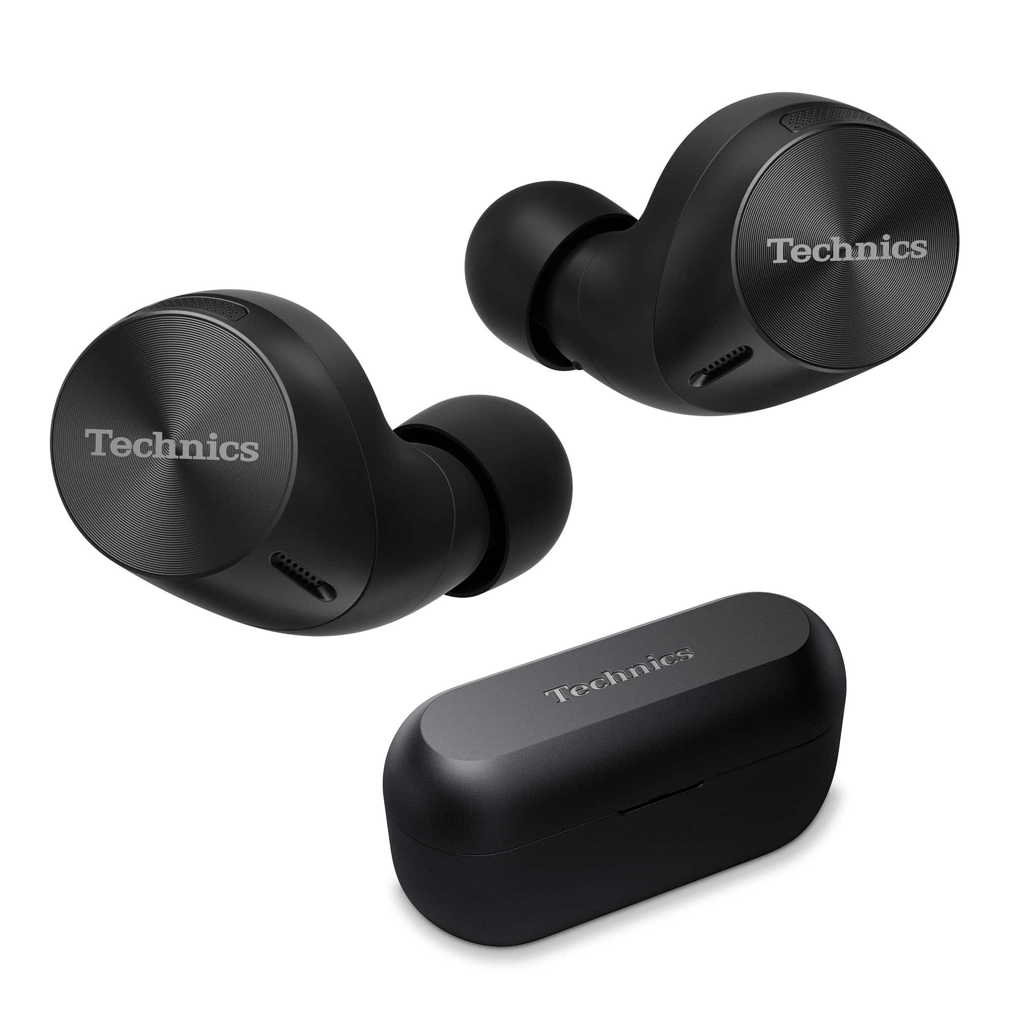 Best Buy: Technics HiFi True Wireless Earbuds with Noise Cancelling and 3  Device Multipoint Connectivity with Wireless Charging Black EAH-AZ60M2-K