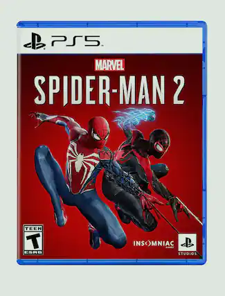 PS5™ MARVEL SPIDER-MAN 2 TEEN T ESRB INSOMNIAC GAMES STUDIOS - T (Teen 13+)