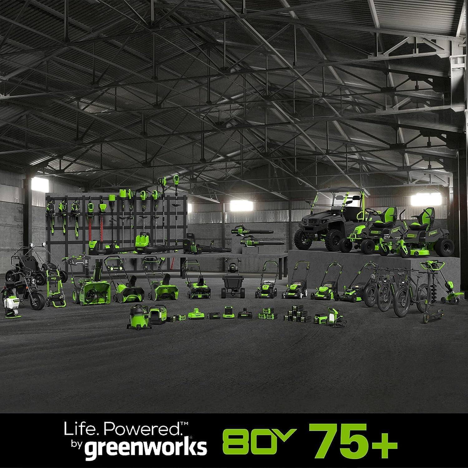 Life. Powered.™ by greenworks

BOY 75+