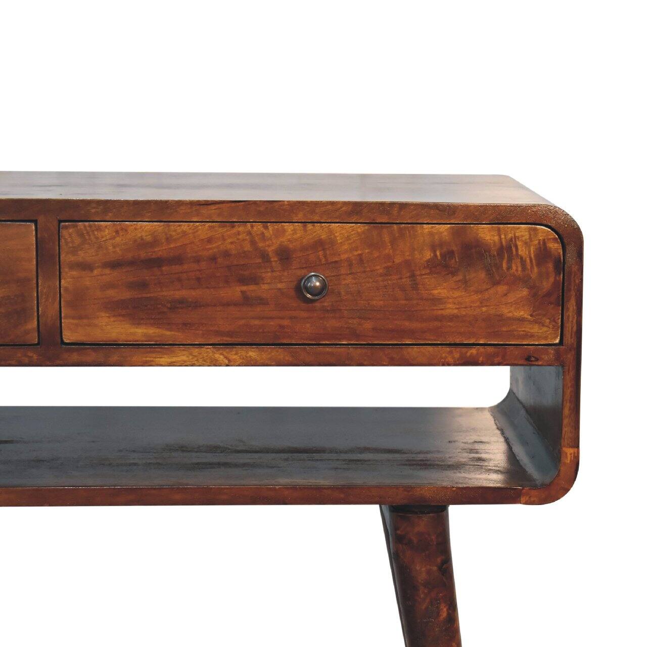 Back. Artisan Furniture - Sonata Chestnut Console Table - Brown.
