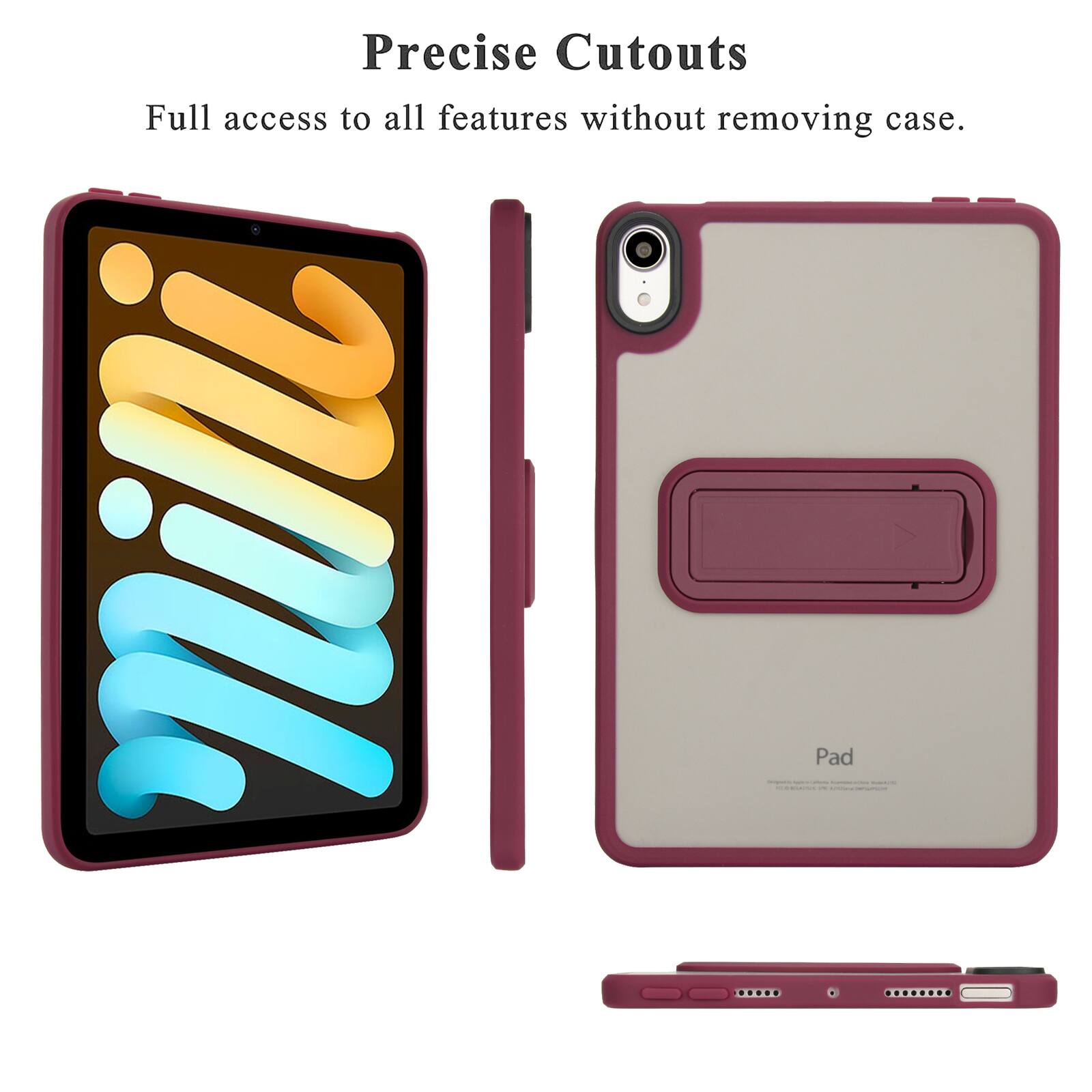 UUCOVER Case for iPad mini (A17 Pro) 8.3 inch 2024 / iPad mini 6th Gen ...