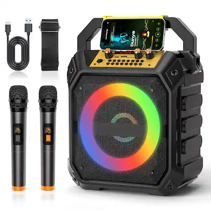 Sure, here is the corrected and grouped text from the image:
**Top Left:**
- CNL - 20130
**Top Center:**
- Dunya
- Madie
**Top Right:**
- BLUE
**Bottom Left (on microphones):**
- CNL
- CNL
- CNL
- CNL
**Bottom Center (on speaker):**
- BLUE
**Bottom Right (on speaker):**
- BLUE