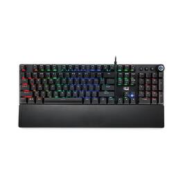 Adesso - AKB650EB 108 Keys RGB Programmable Mechanical Gaming Keyboard with Detachable Magnetic Palmrest - Black