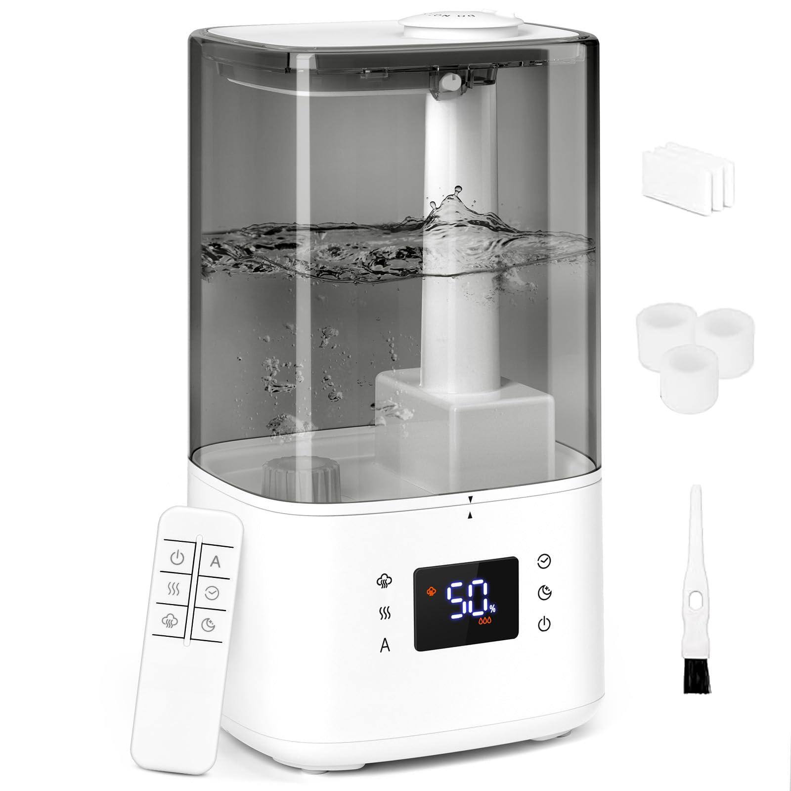 Stylel Star - Diffuser with Ultrasonic, Remote Control, Cool Mist, Timer - Warm Humidifiers Bedroom