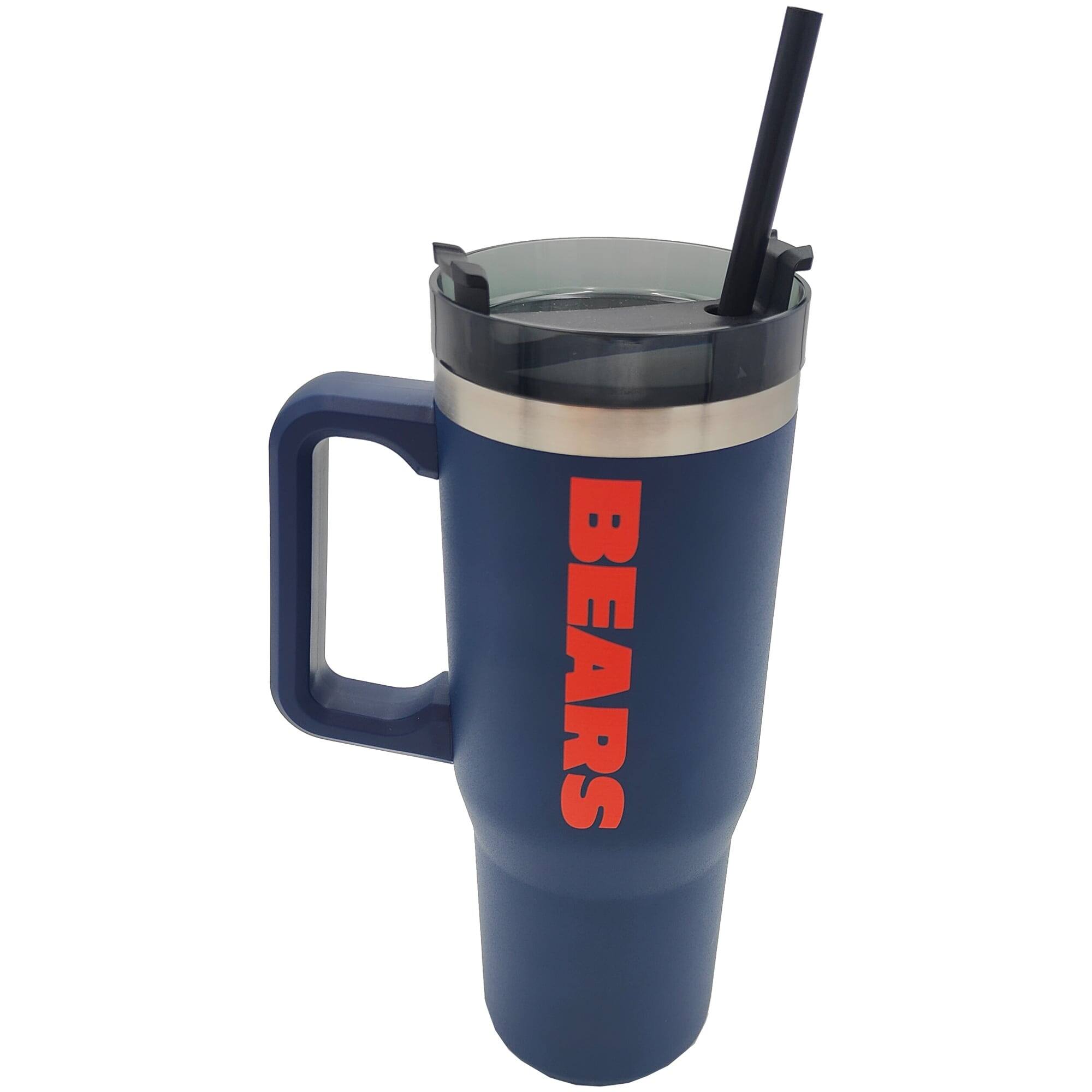 Alt View 2. Pegasus - Chicago Bears 60" x 70" Logo Blanket and 30oz Stainless Steel Tumbler Combo - Multicolor.