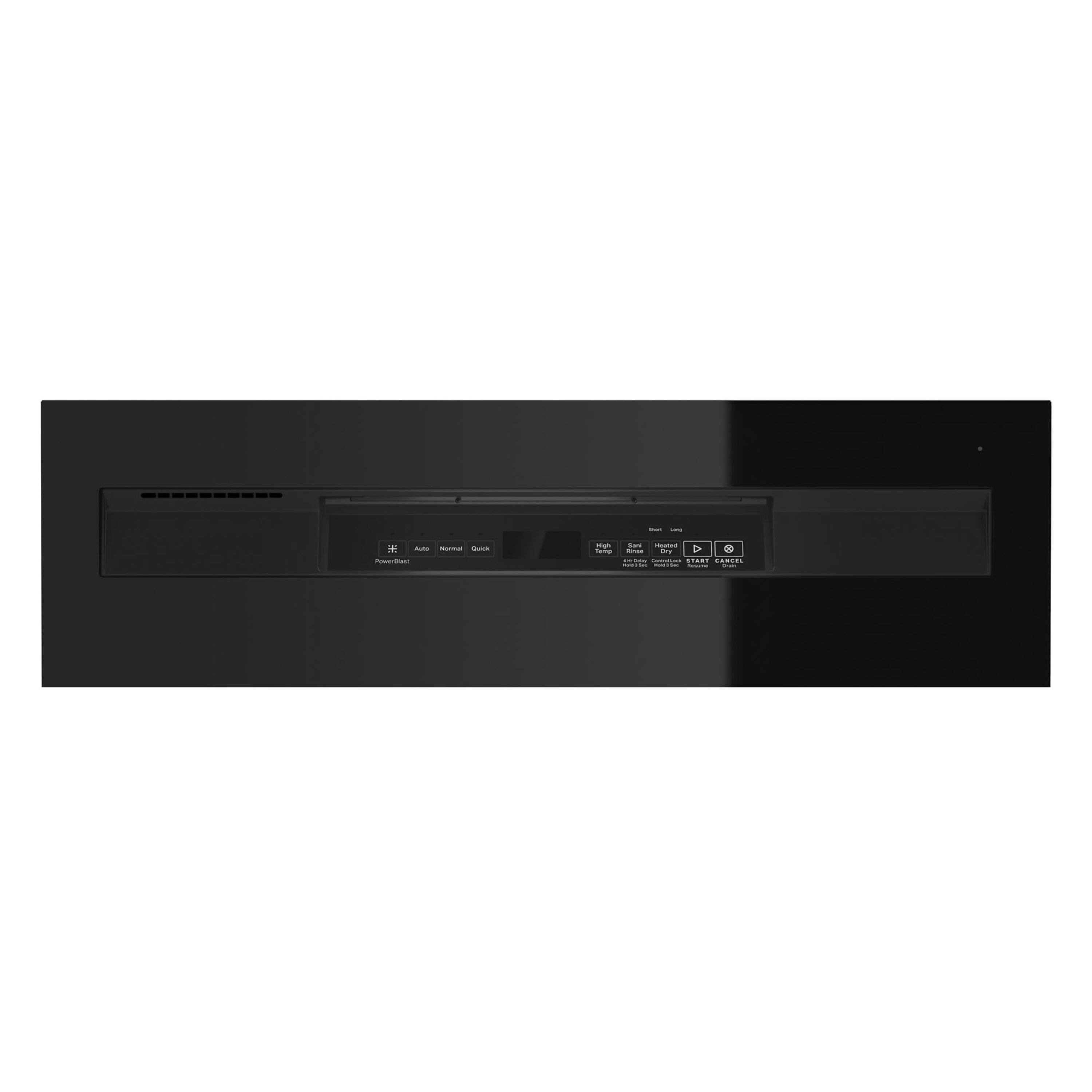 Alt View 2. Maytag - 24" Front Control Built-In Dishwasher with Stainless Steel Tub, Dual Power Filtration, 50 dBA - Black.