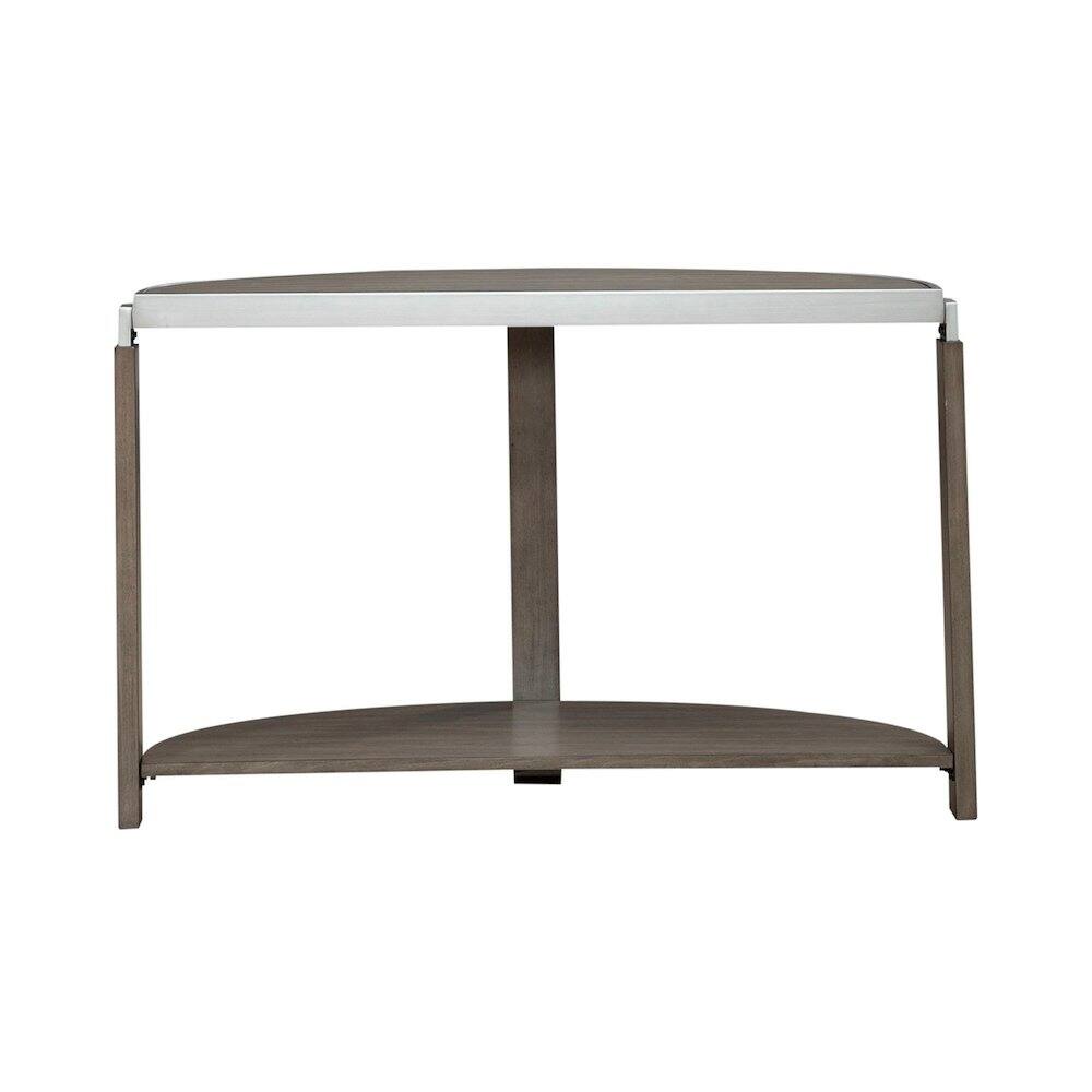 Back. Liberty Furniture Industries - Sutton Sofa Table for Living Room - Bleached Sand - Bleached Sand.