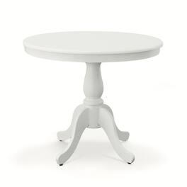 Carolina Chair & Table - Fairview 36" Round Pedestal Dining Table - White