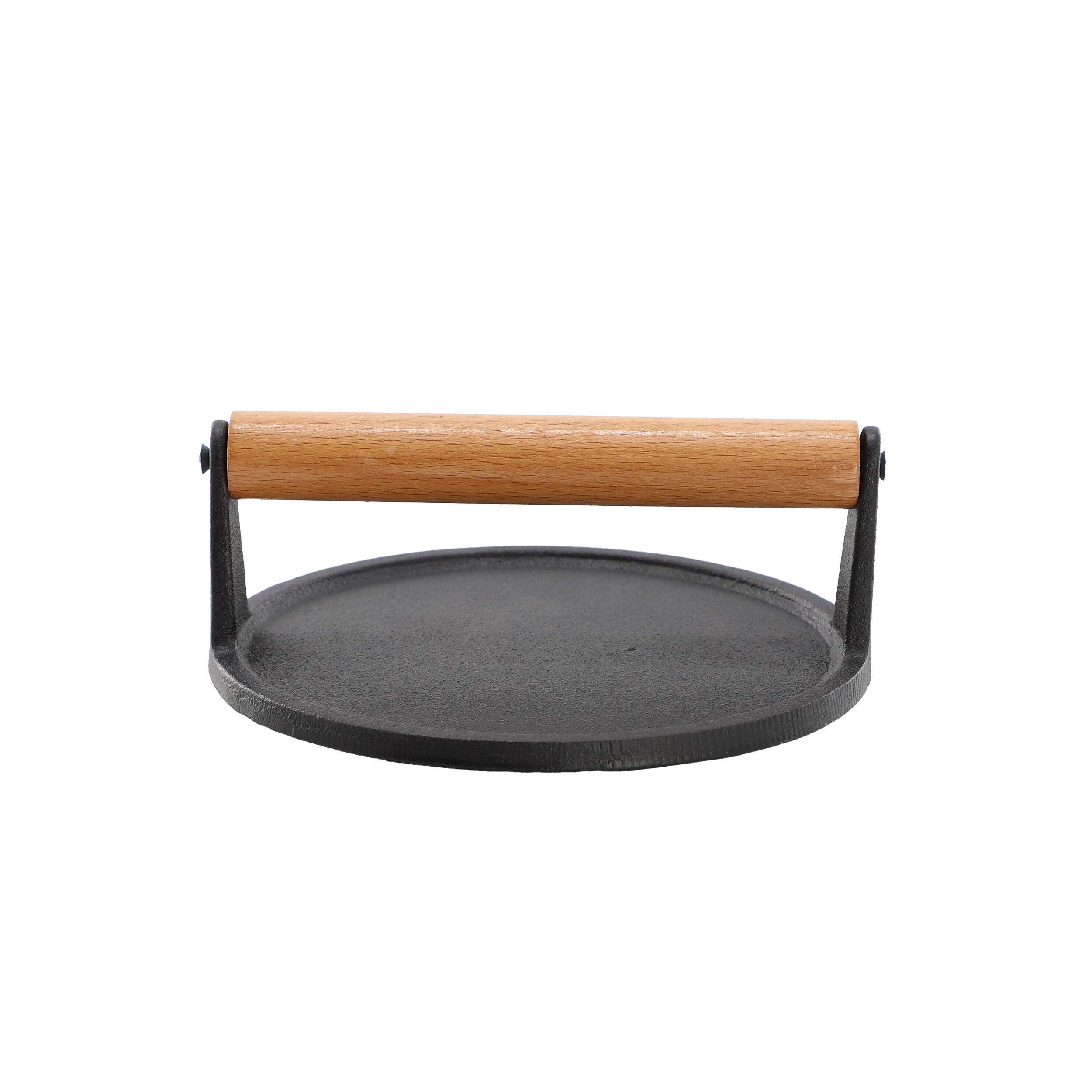 Alt View 1. Mega Chef - MegaChef 7.5 Inch Round Heavy Duty Cast Iron Grill Press.