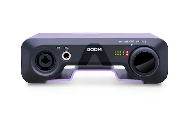 Front. Apogee - BOOM Audio Interface - Purple.