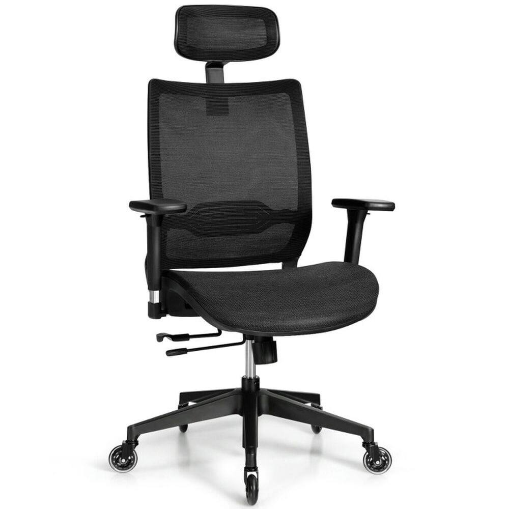 Kadyn Adjustable Mesh Computer Chair with Sliding Seat and Lumbar ...
