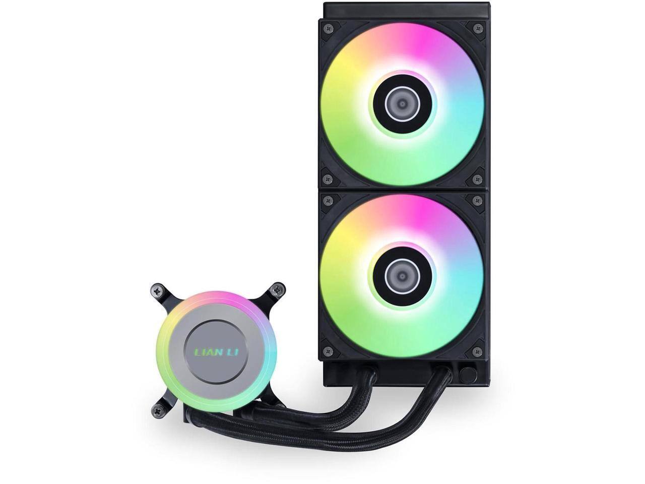 Lian Li Galahad II Lite 240mm AIO CPU Cooler, Fans, ARGB Pump, Low