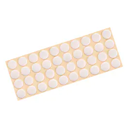 Unique Bargains - Round Mouse Feet Skates Pads 0.6mm for Gaming Mouse Feet Replacement 40pcs - Light Gray