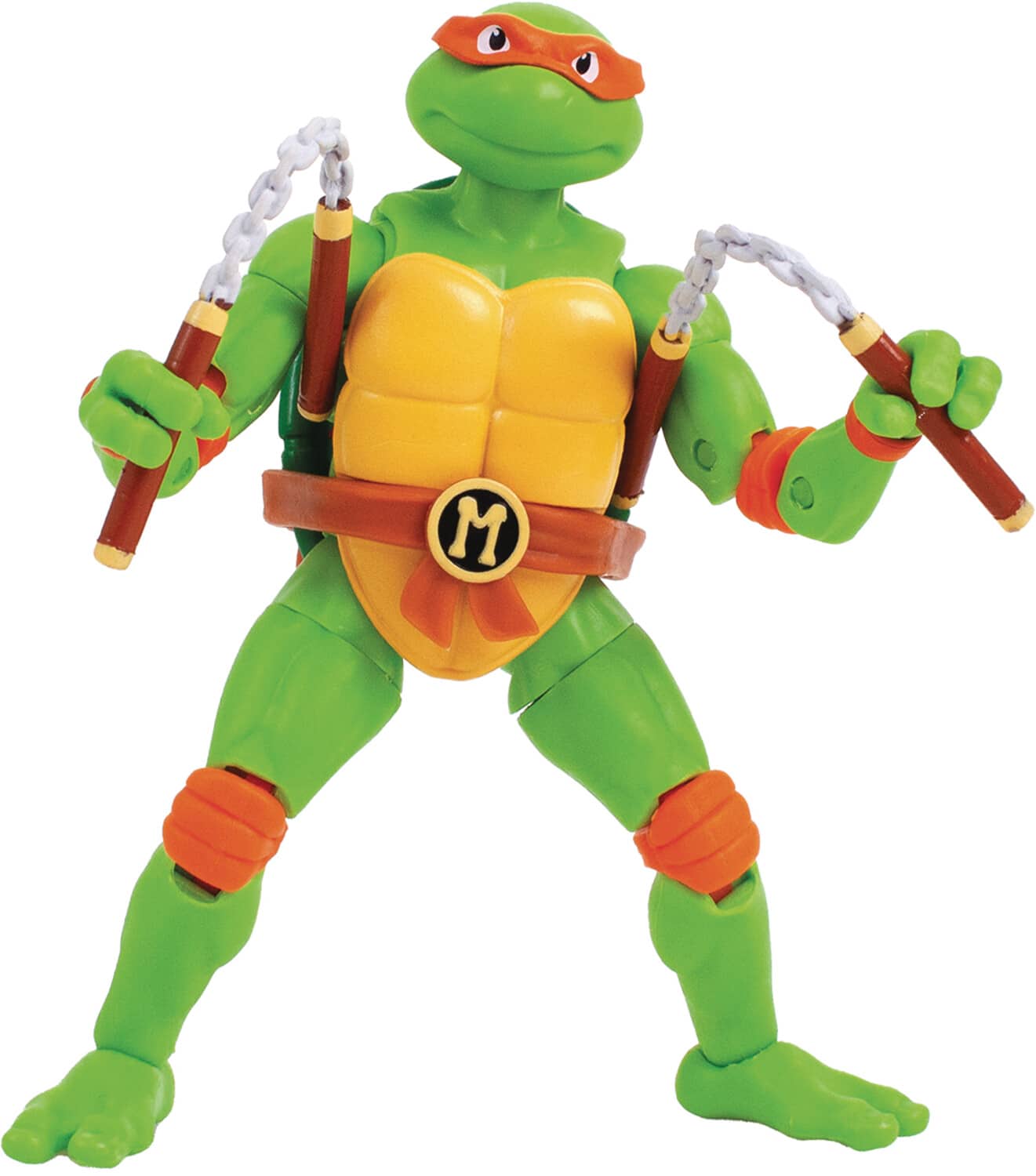 The Loyal Subjects - Teenage Mutant Ninja Turtles - BST AXN - Michelangelo 5" Action Figure (TMNT) - COLLECTABLES - Multicolor
