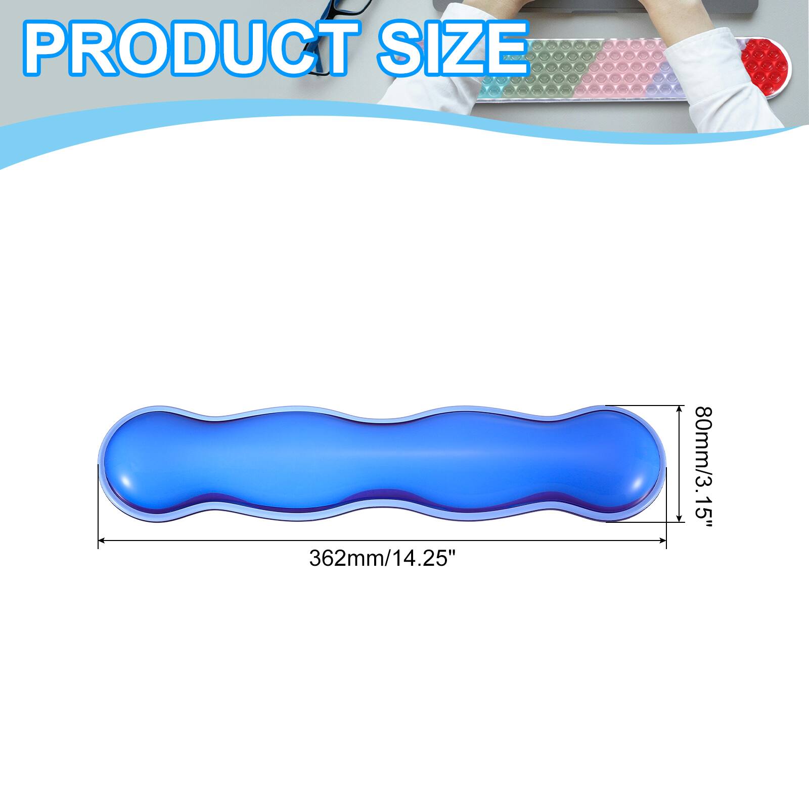 PRODUCT SIZE  
362mm/14.25" x 80mm/3.15"