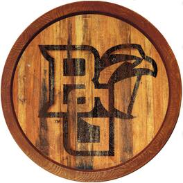 The Fan-Brand - Bowling Green St. Falcons 21'' x 21'' Faux Barrel Top Sign - Multicolor