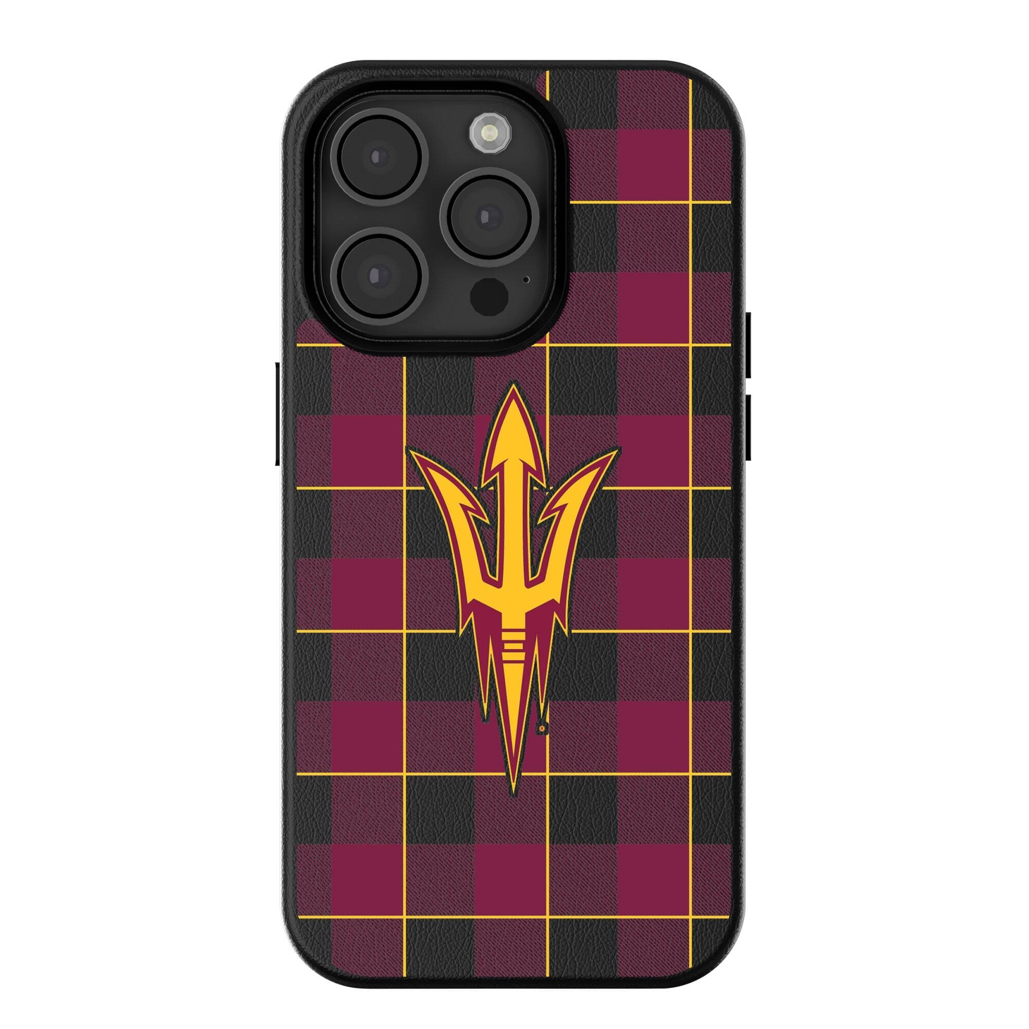 Keyscaper - NCAA - Arizona State Sun Devils Plaid Magnetic Bump iPhone Case - 15 Pro Max - Black price history on PriceWatchPro