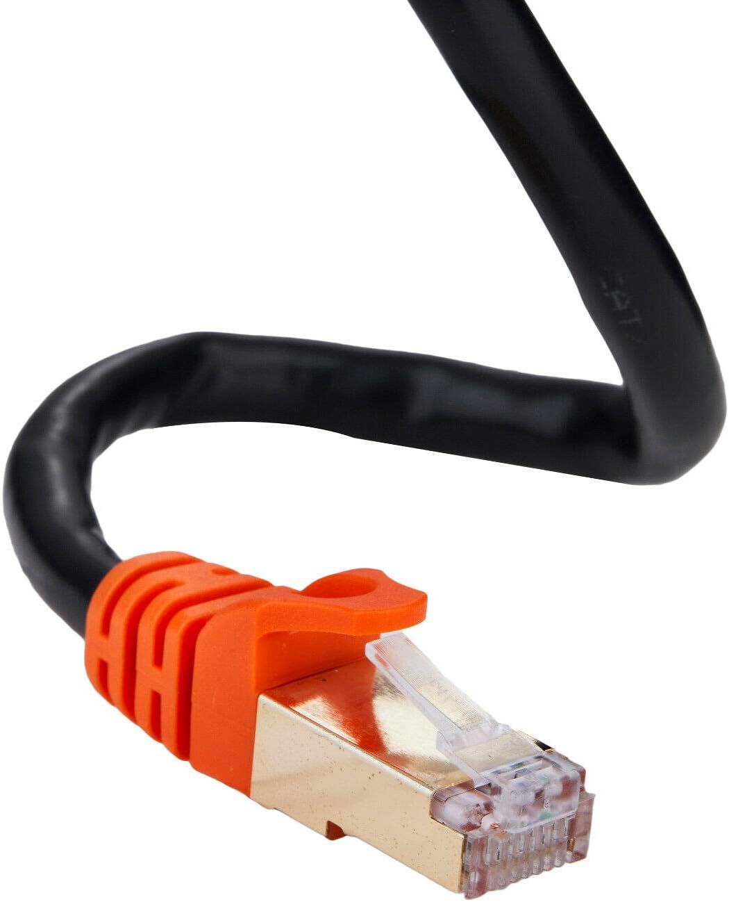 Alt View 1. Cables Direct Online - Cat7 Outdoor S/FTP Copper Ethernet Cable 600MHz 10Gbps Waterproof Direct Burial RJ45 Patch Cord, 10ft - Black.