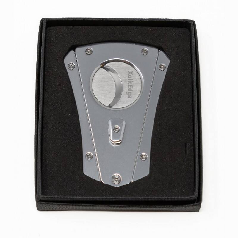 Alt View 2. Prestige - XoticEdge XhaleX (Silver) - Metallic Silver Finish.