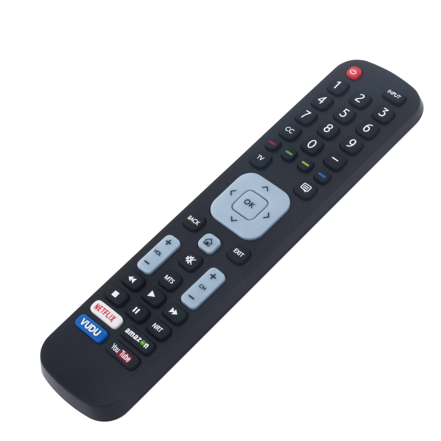 BACK + VOL -   MTS + CH - NETFLIX I VUDU amazon NRT You Tube - TV < > OK < > EXIT 1 2 3 4 5 6 7 8 9 0 CC