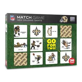 YouTheFan - New Orleans Saints Licensed Memory Match Game - Multicolor