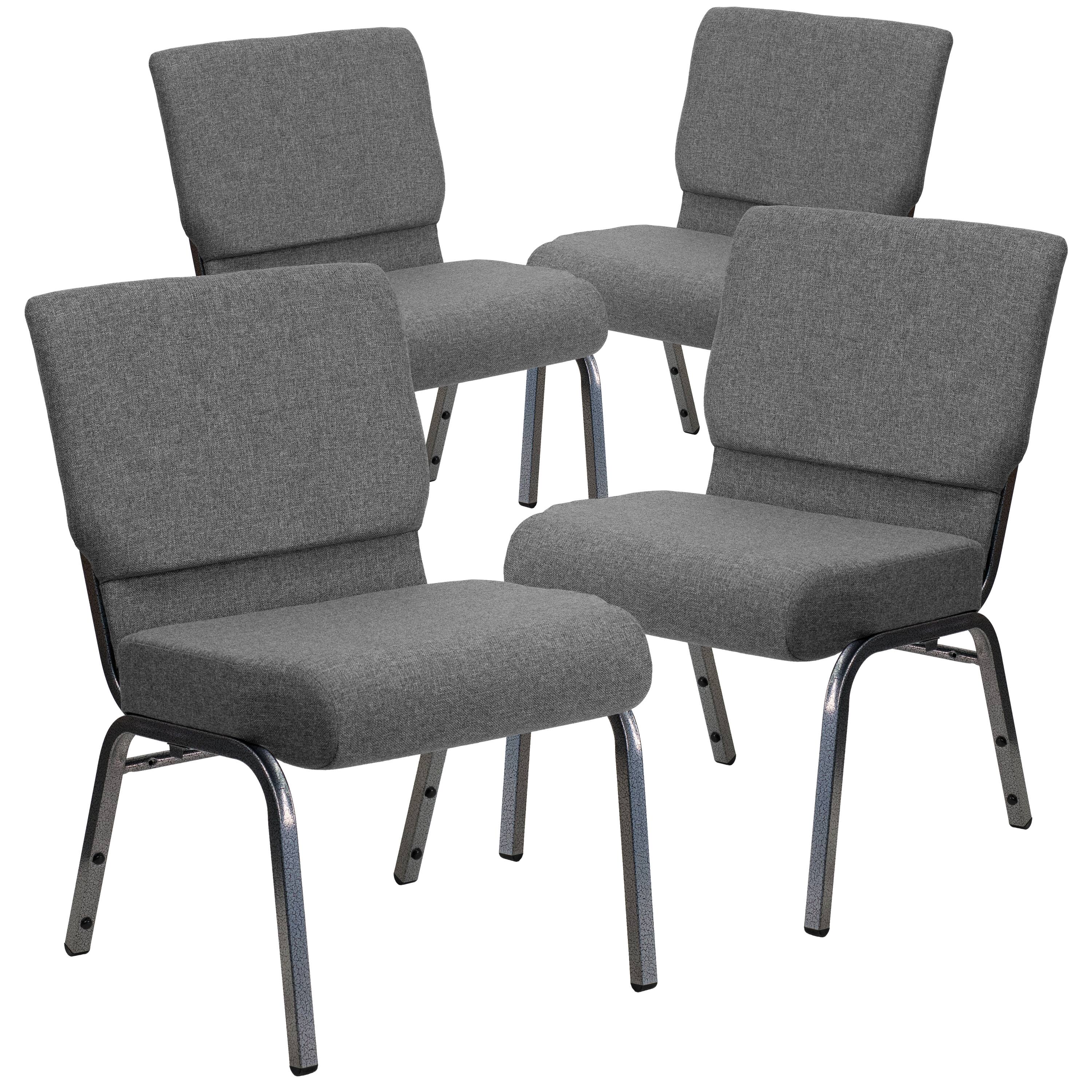 Gray Fabric/Silver Vein Frame