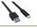 Front. Nippon Labs - Nippon Labs 6 inch. USB Type C 3.2 Gen 2 Male to Type A Male Cable,10G, 3A, BLACK USB Type-C to A Cable.
