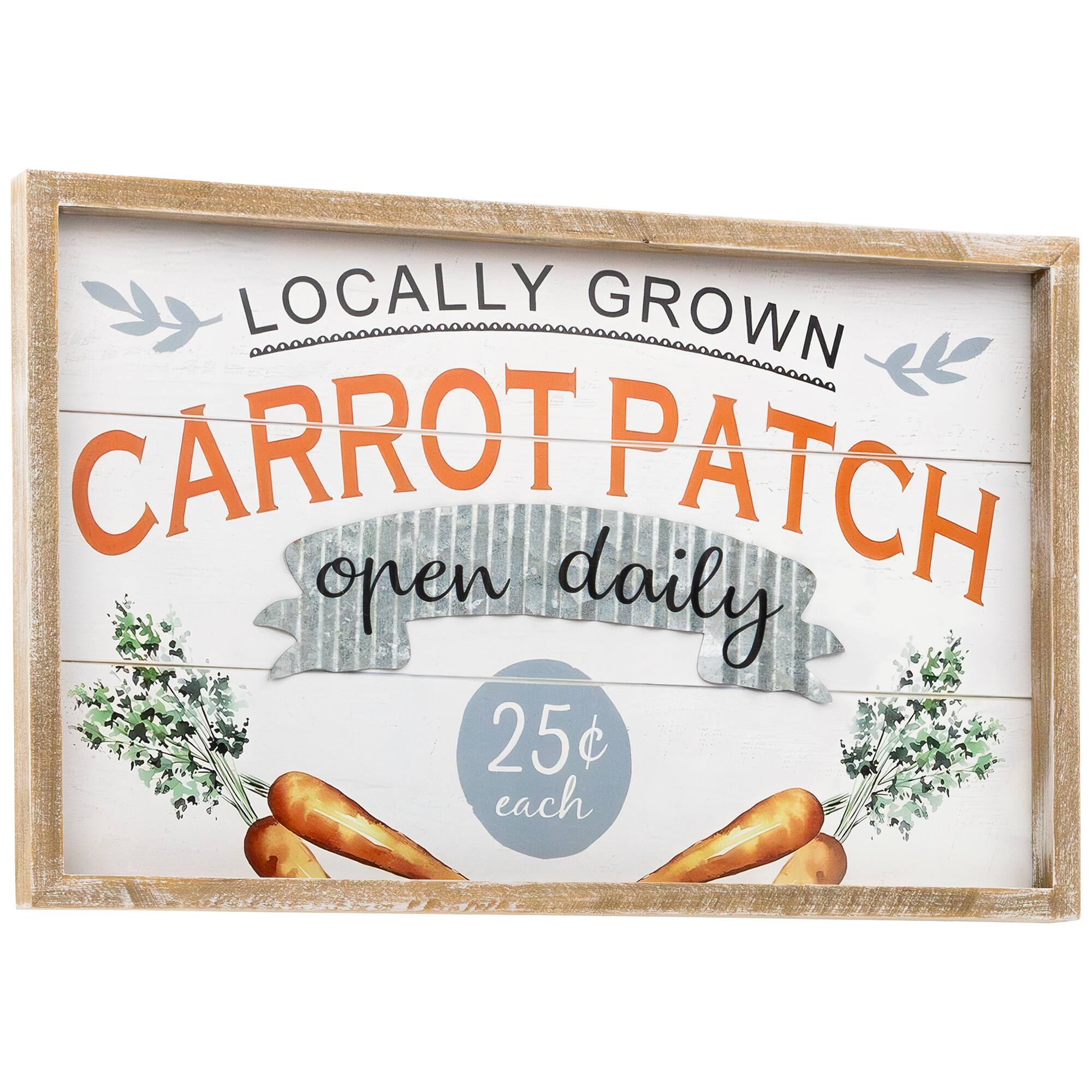 LOCALLY GROWN  
CARROT PATCH  
open daily  
25¢ each