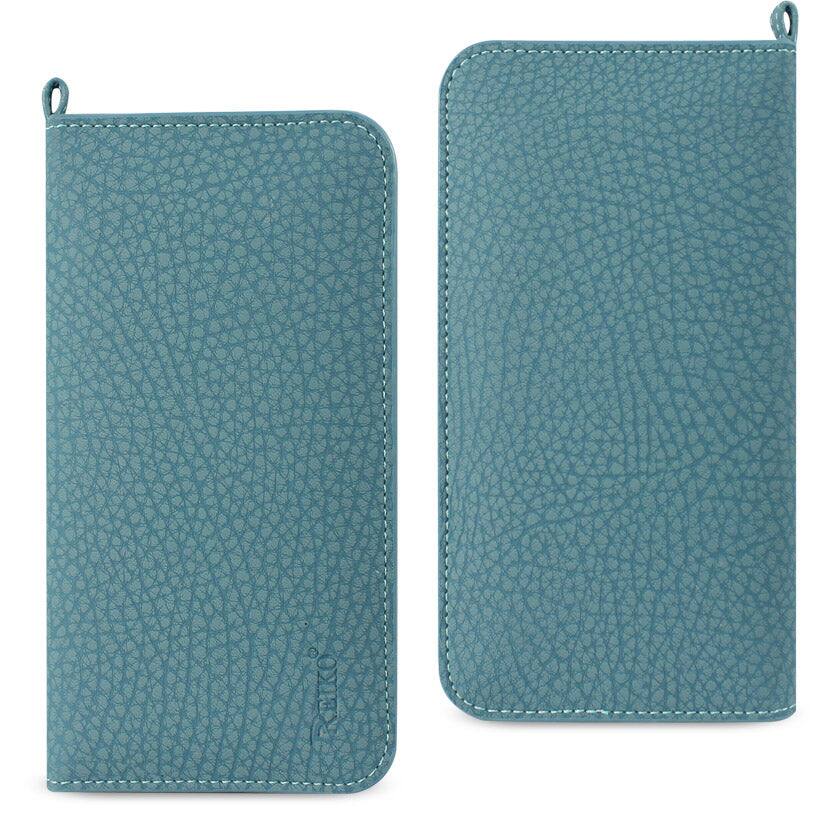 Reiko - Universal Wallet Phone Case With Side Pockets And Magnetic Flap For Iphone 6 /6S (5.59X2.79X0.42 Inches) In - Navy