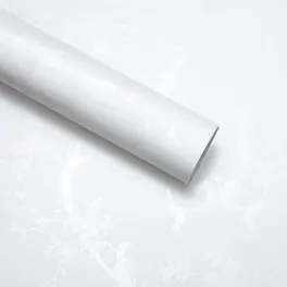Unique Bargains - Vintage Floral Wallpaper, 23.6x394 Self-Adhesive Vinyl Waterproof Peony Peel & Stick Contact for Bedroom/Bathroom - Peony Pattern-White