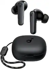 Front. Soundcore - by Anker P20i True Wireless Earbuds, 30H Long Playtime, Water-Resistant, 2 Mics for AI Clear Calls, Bluetooth 5.3 - black.