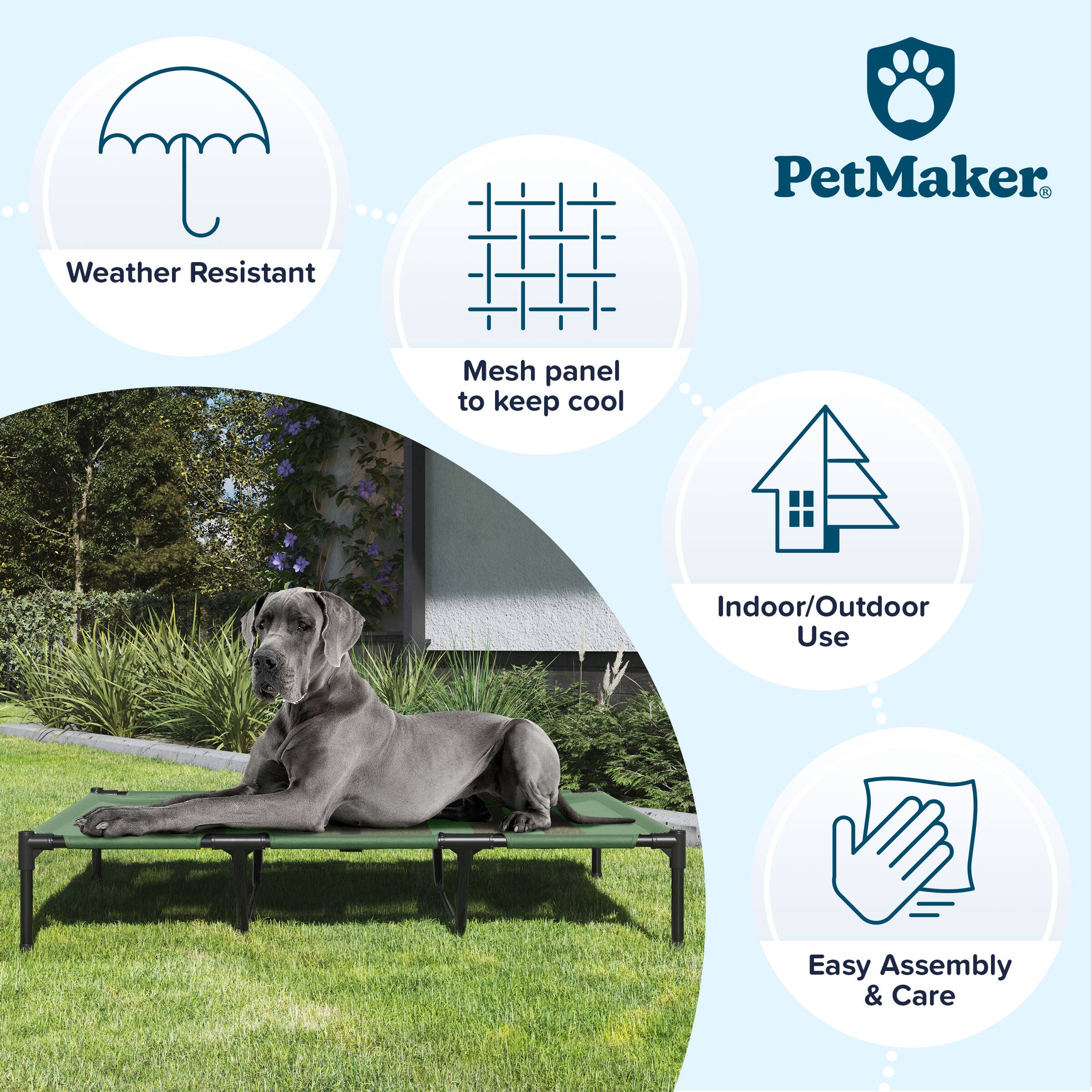 PetMaker Weather Resistant Mesh Panel to Keep Cool Indoor/Outdoor Use Easy Assembly & Care