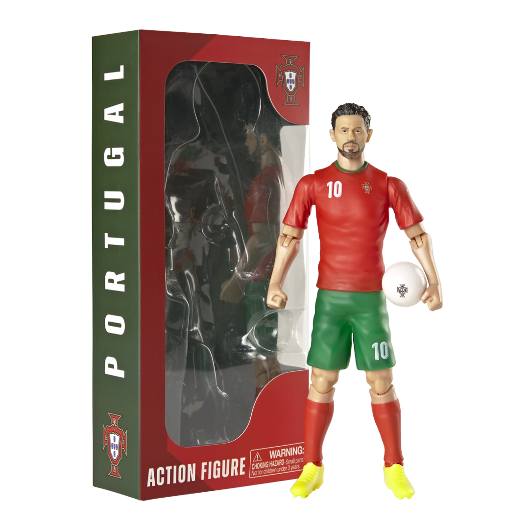 Banbo Toys - SOCKERS Portugal National Bernardo Silva 8" Collectible Soccer Action Figure