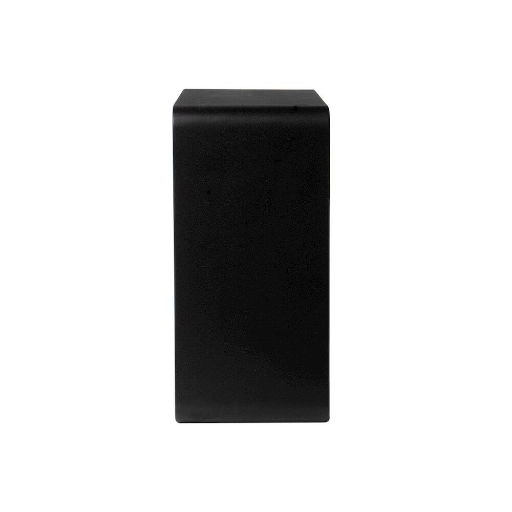 Alt View 1. Alfi - Black Matte Solid Surface Resin Bathroom / Shower Stool - Black.