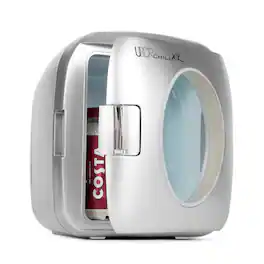 Uber Appliance - Uber Chill XL 12 Can Mini Fridge - Silver
