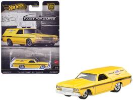 1970 Chevrolet Chevelle SS Wagon "Yenko" "Fast Wagons" Series Diecast Model Car by Hot Wheels - Yellow