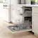 Alt View 10. Bosch - 300 Series 24" Front Control Smart Built-In Stainless Steel Tub Dishwasher with 3rd Rack, 46 dBA - White.