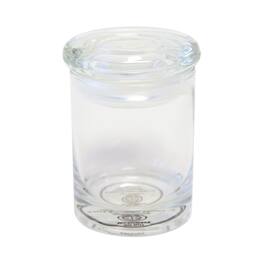 Just Funky - Airtight Glass Jar 6oz Storage Container with Lid - Clear