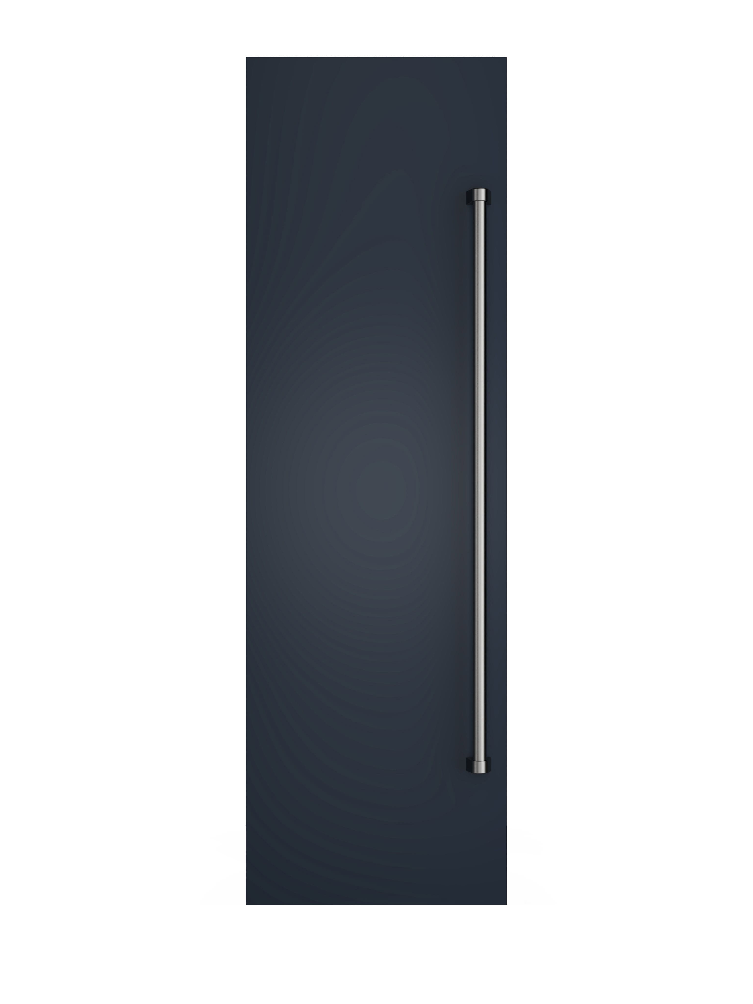 Front. Viking - 24"W Column Door Panel w/Pro-style handle - Slate Blue.
