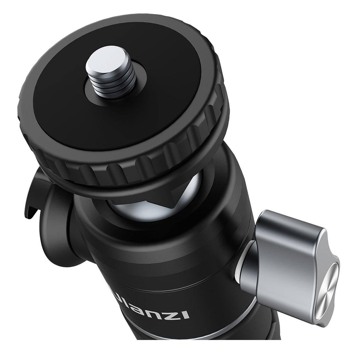 Alt View 6. Ulanzi - Ulanzi U-60 Mini Tripod Ball Head with Dual Cold Shoe.
