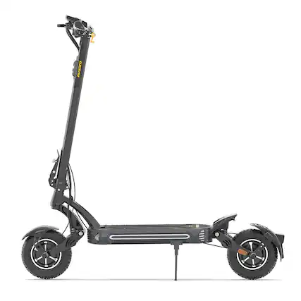 Front. Ausom - SR1 Foldable Electric Scooter w/ 54 mi Max Operating Range & 41 mph Max Speed, Dual 1400W Motors, 287 lbs Max Load - Dark Gray.