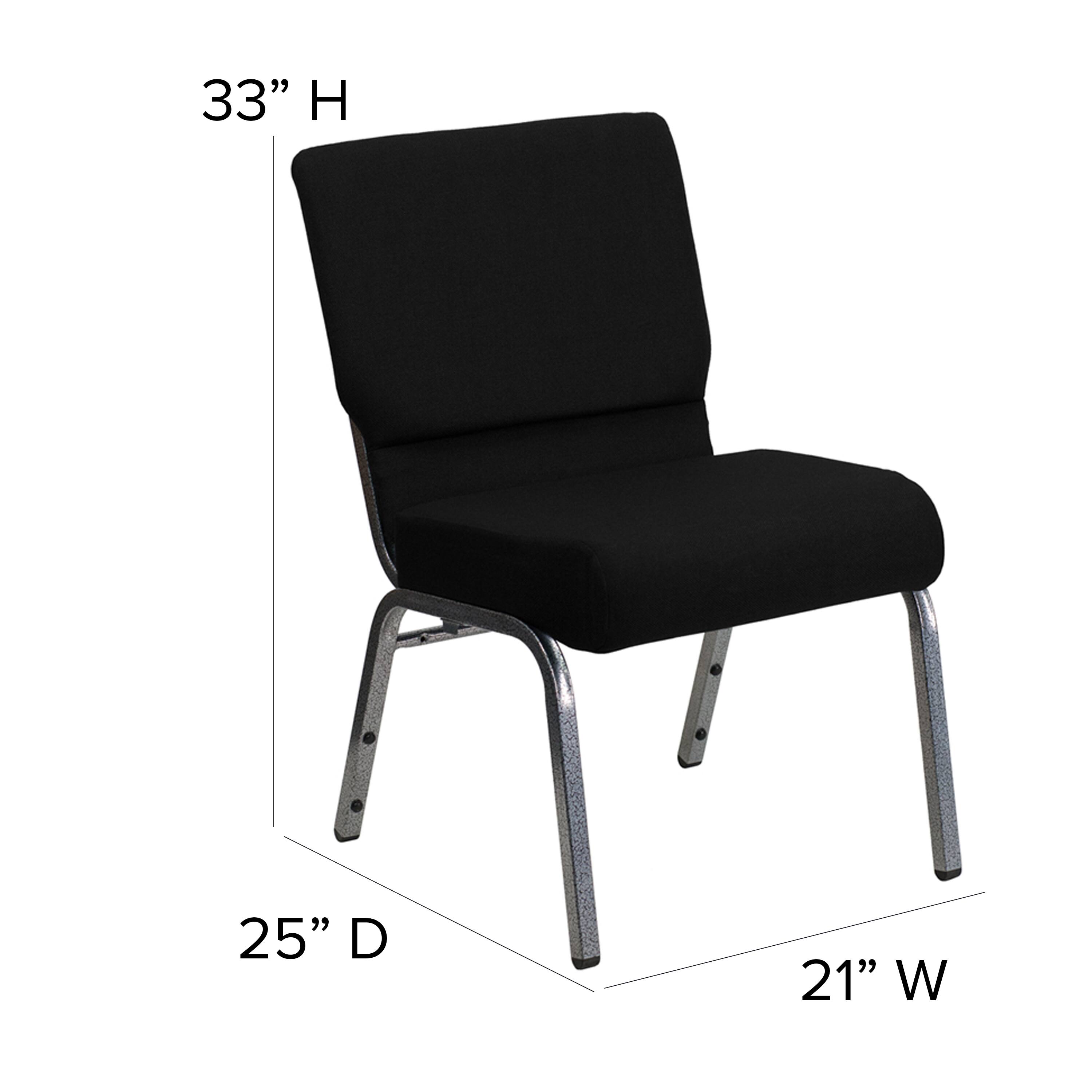 33" H  
25" D  
21" W