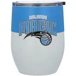 Logo Brands - Orlando Magic 16oz. Colorblock Stainless Steel Curved Tumbler - Multicolor