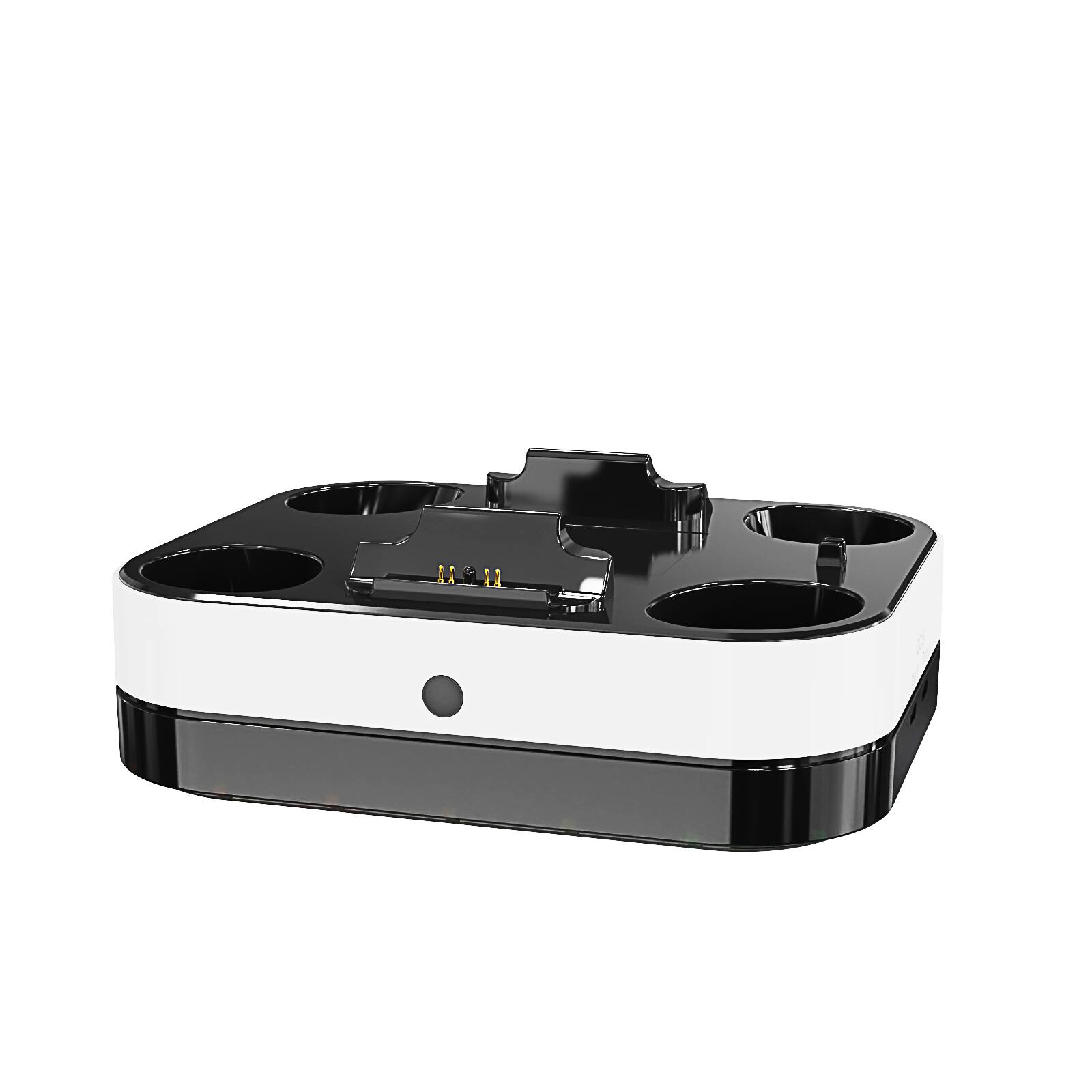 Alt View 1. Cluzine - PS5 Wireless Controller Contact Charging Dock Dual Charging Station with RGB Light.