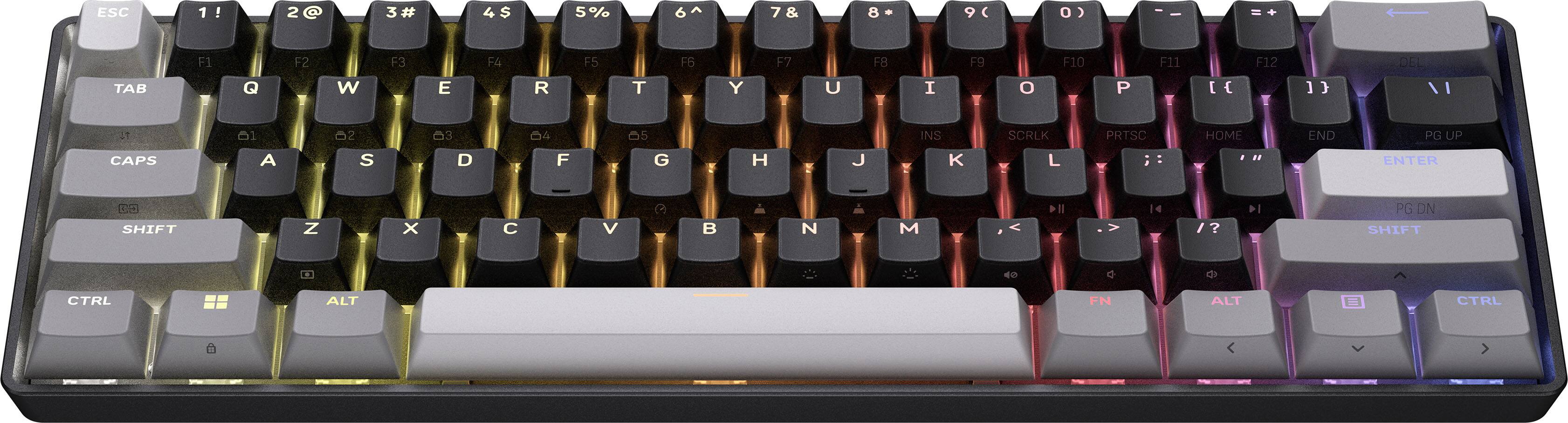ESC 1! 2@ 3# 4$ 5% 6^ 7& 8* 9( 0) - = + TAB F1 Q F2 W F3 E F4 R F5 T F6 Y F7 U F8 I F9 O F10 P F11 [ { F12 ] } DEL 1 2 3 4 5 6 7 8 9 0 CAPS A S D F G H J K L , : ENTER SHIFT Z X C V B N M , . SHIFT do CTRL ALT FN ALT CTRL